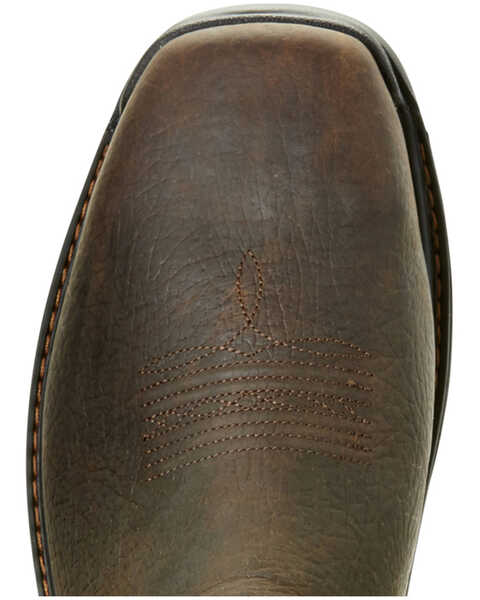 Ariat Men's Intrepid Force Waterproof Western Work Boots - Composite Toe, Brown, hi-res