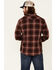 Image #4 - Flag & Anthem Men's Thornton Maroon Plaid Long Sleeve Snap Western Shirt , Maroon, hi-res