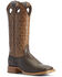 Image #1 - Ariat Men's Brown Caiman Belly Western Boots - Broad Square Toe, Brown, hi-res