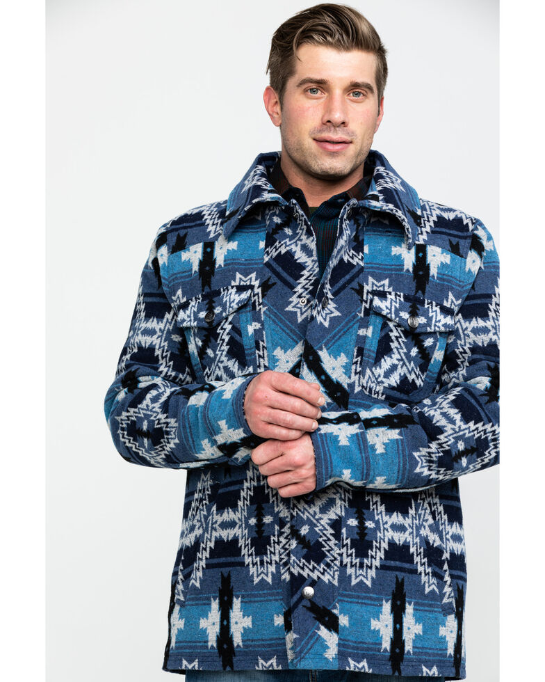 Powder River Outfitters Men S Aztec Wool Jacquard Jacket Country