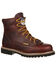 Georgia Boot Men's 6" Waterproof Lace-To-Toe Work Boots -  Soft Toe, Brown, hi-res
