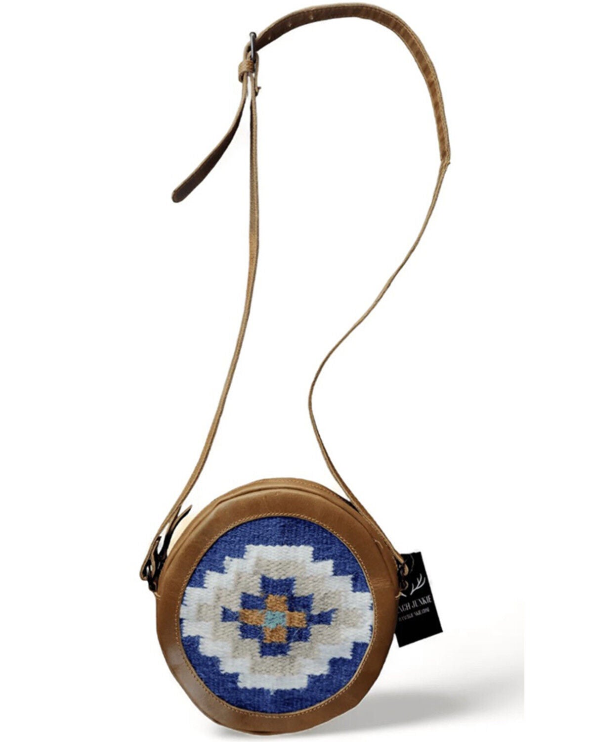 Ranch Junkie Women's Dakota Saddle Canteen Crossbody Bag, Multi, hi-res