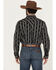 Image #4 - Cody James Men's Range Rover Ready Striped Long Sleeve Snap Western Shirt, Black, hi-res