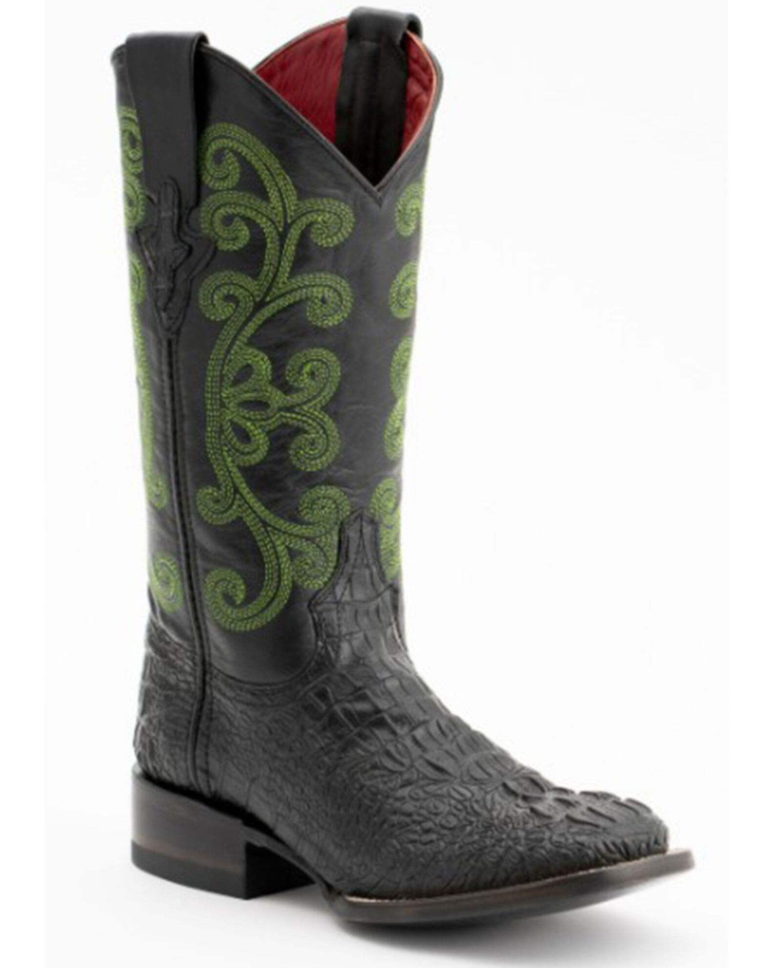 Ferrini black discount caiman boots