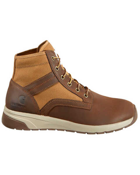 Carhartt Men's Brown Lightweight Work Boots - Soft Toe, Brown, hi-res