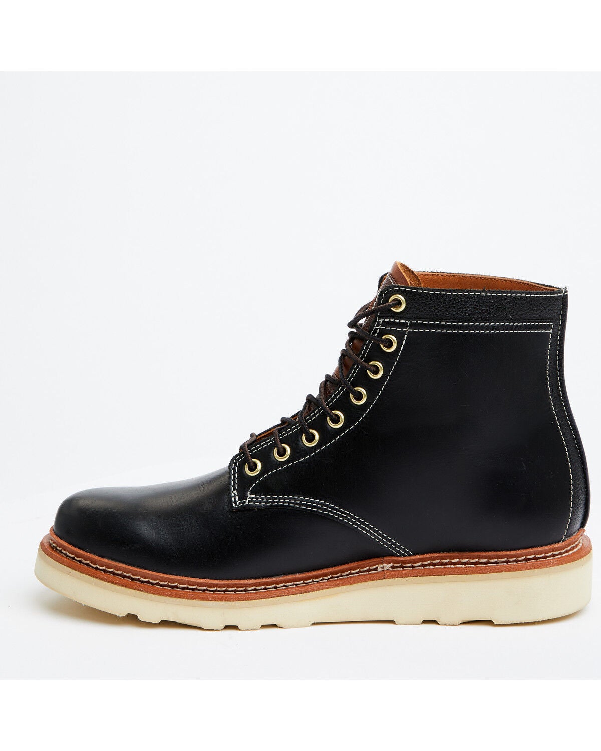 OluKai Men's Pāhi Chukka Work Boots - Soft Toe, Black