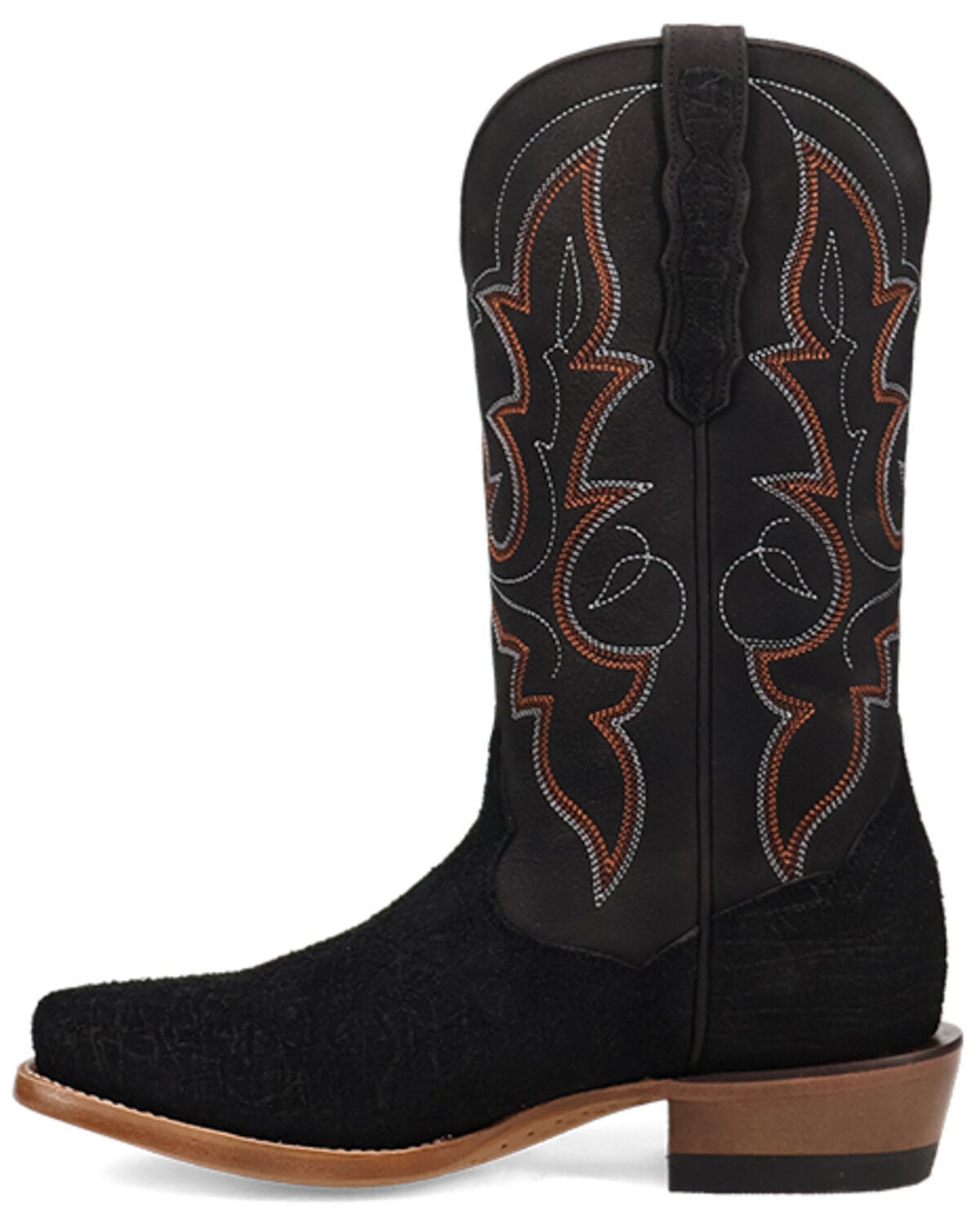 Image #3 - Dan Post Men's Ironhide Exotic Print Western Boots - Square Toe, Black, hi-res