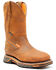 Image #1 - Hawx Men's Radian Waterproof Western Work Boots - Composite Toe, Brown, hi-res