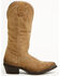 Image #2 - Laredo Women's Meadowlark Suede Western Boots - Round Toe, Camel, hi-res