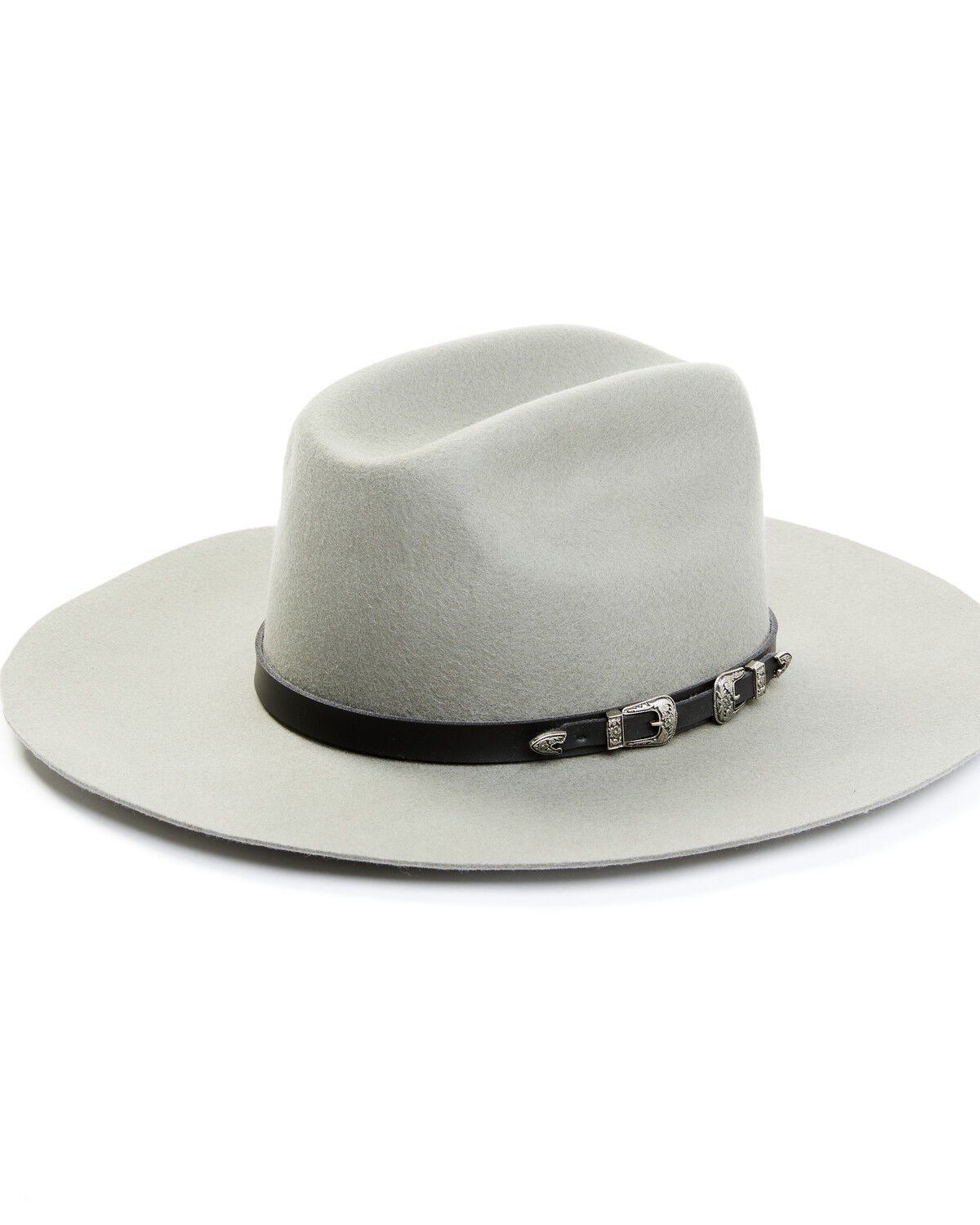 Idyllwind Women's Double D Felt Western Fashion Hat, Grey, hi-res