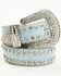Image #1 - Shyanne Women's Denim Embellished Bling Belt, Light Blue, hi-res