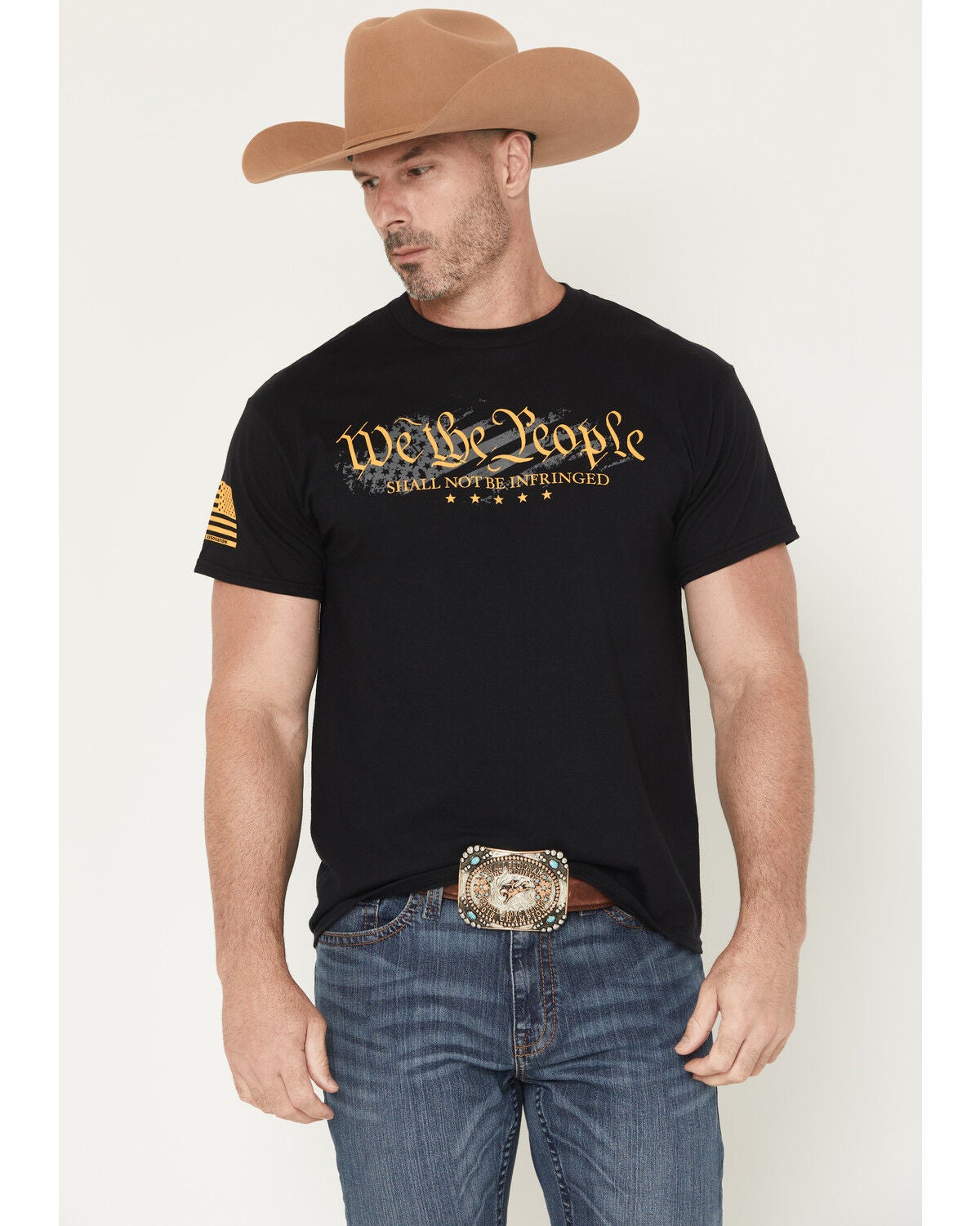 Image #1 - NRA Men's We The People Short Sleeve Graphic T-Shirt, Black, hi-res