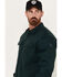 Image #2 - Hawx Men's FR Plaid Print Long Sleeve Button-Down Work Shirt , Green, hi-res
