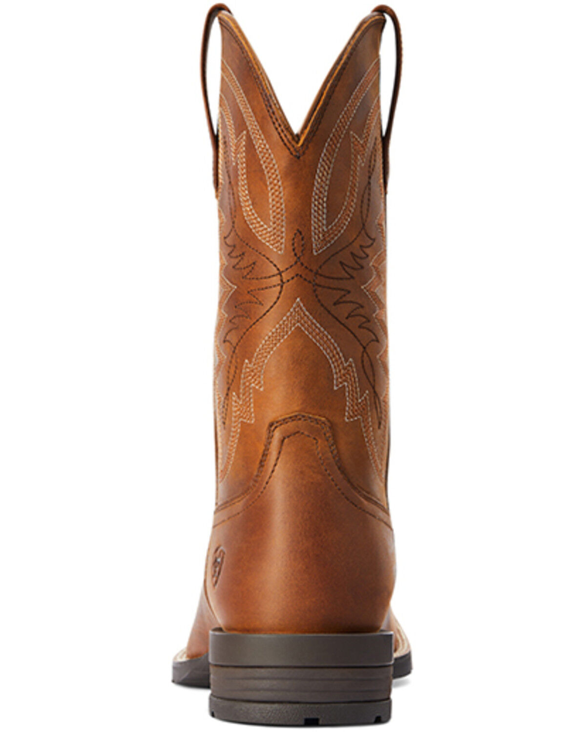 Image #3 - Ariat Men's Hybrid Ranchwork Western Boots - Broad Square Toe, Brown, hi-res