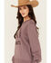 Image #2 - Hooey Women's Bronco Graphic Crewneck Sweatshirt, Purple, hi-res