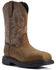 Image #1 - Ariat Men's WorkHog® XT Western Work Boots - Carbon Toe, Brown, hi-res