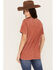 Image #4 - Changes Women's Mineral Wash For The Brand Yellowstone Short Sleeve Graphic Tee, Rust Copper, hi-res