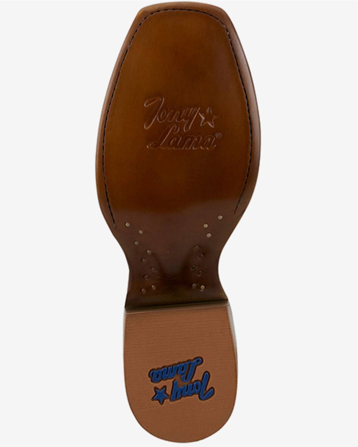Image #7 - Tony Lama Women's Amber Exotic Ostrich Western Boots - Square Toe, Chocolate, hi-res