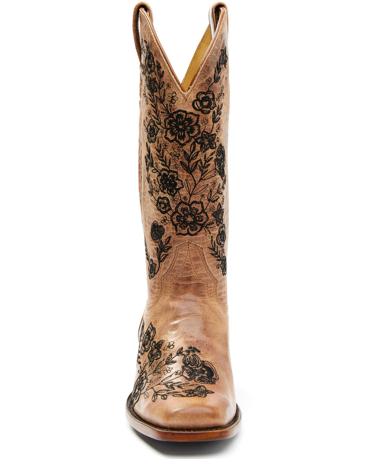 Image #4 - Shyanne Women's Wildflower Western Boots - Square Toe, Honey, hi-res