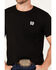 Image #4 - Cinch Men's Boot Barn Exclusive Pioneers and Patriots Short Sleeve Graphic T-Shirt , Black, hi-res