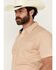 Image #2 - Cody James Men's Gold Coast Geo Print Short Sleeve Button-Down Stretch Western Shirt - Big, Gold, hi-res