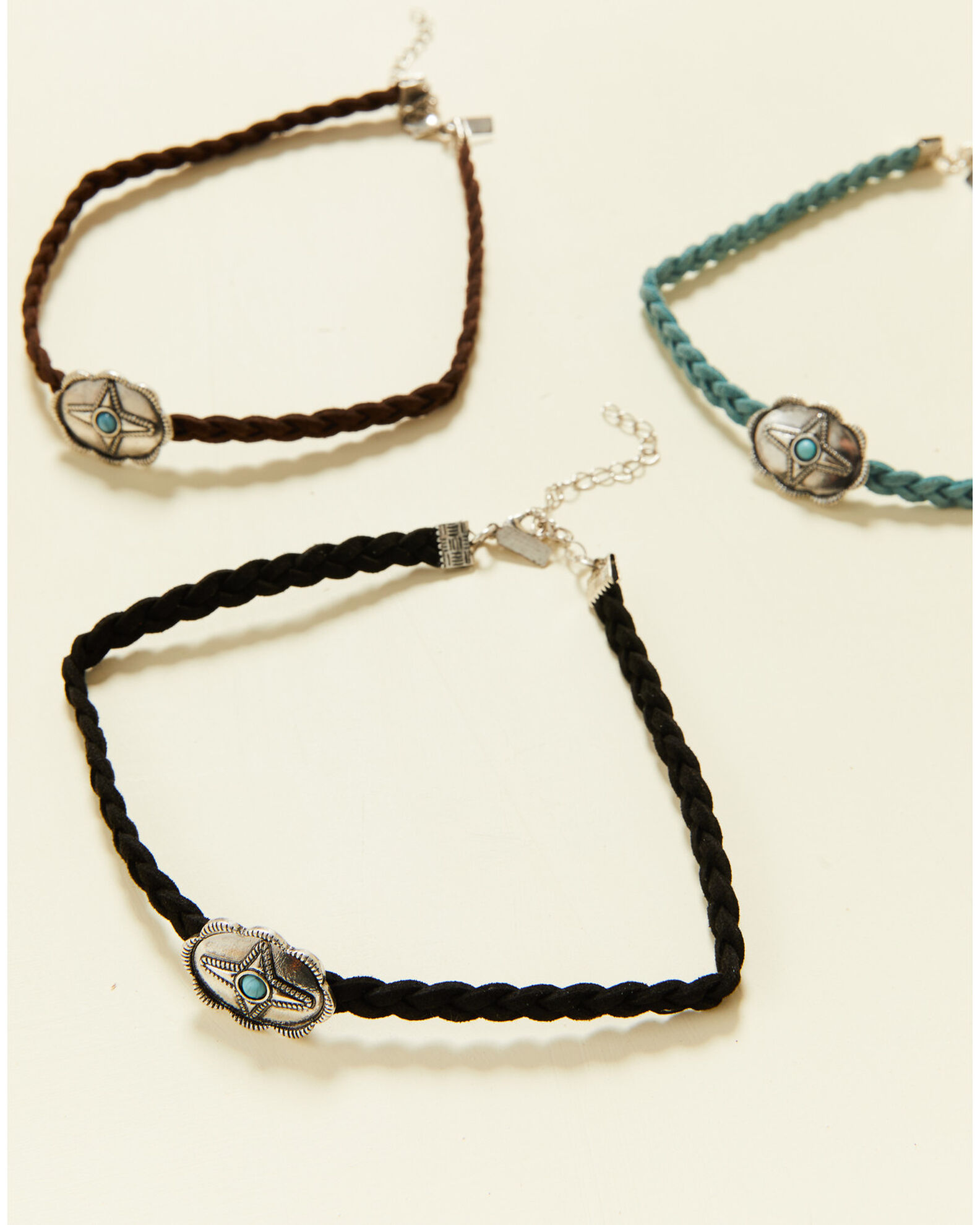Image #1 - Shyanne Women's Summer Nights Concho Choker Set, Silver, hi-res