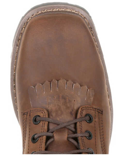 Rocky Men's Waterproof Logger Boots - Composite Toe, Dark Brown, hi-res