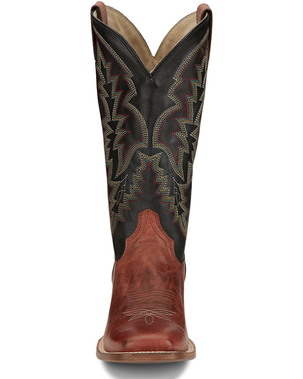 Image #4 - Tony Lama Men's Camarillo Western Boots - Square Toe, Cognac, hi-res