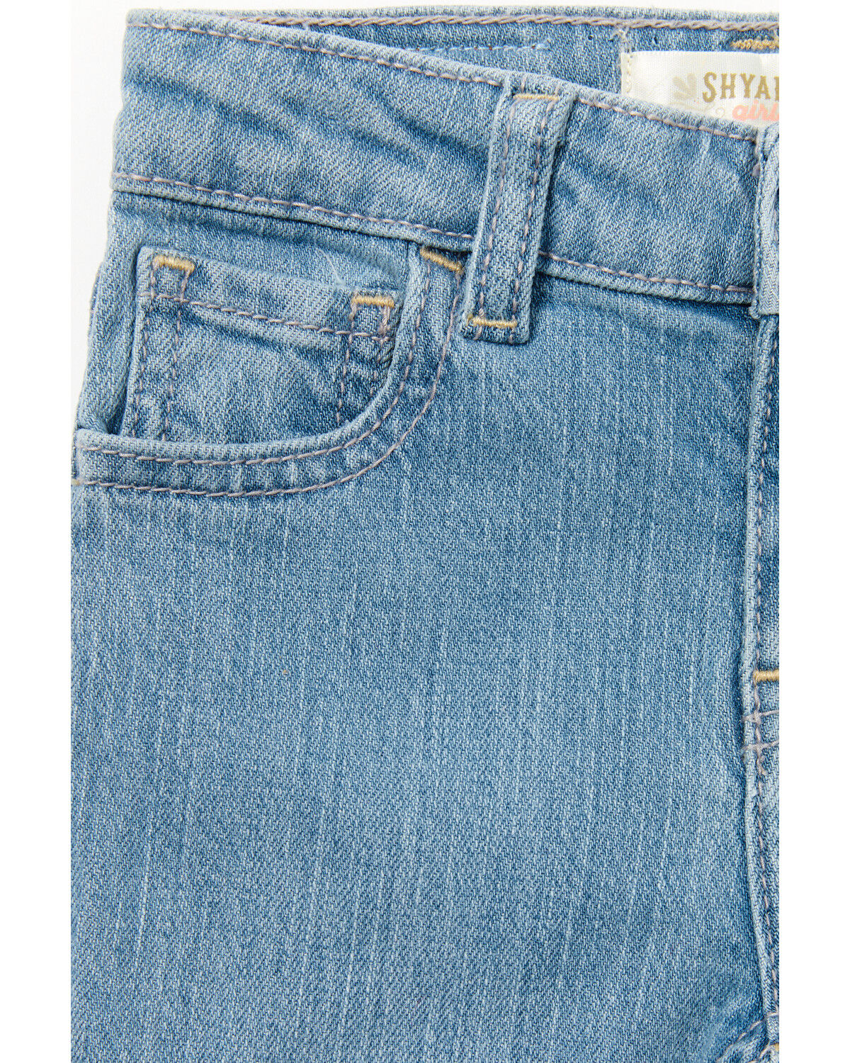 Image #2 - Shyanne Toddler Girls' Light Wash Straight Riding Jeans, Light Wash, hi-res