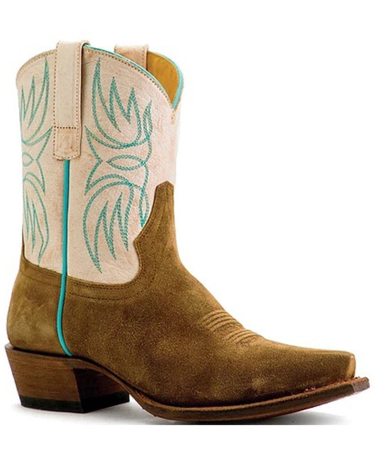 Image #1 - Macie Bean Women's Little Debbie Western Boots - Snip Toe, Sand, hi-res