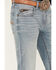 Image #2 - RANK 45® Men's Scoreline 4-Way Performance Stretch Slim Fit Bootcut Jeans, Blue, hi-res