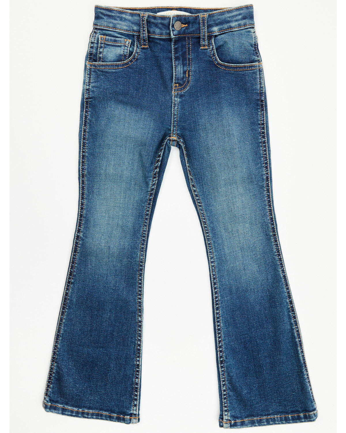 Image #3 - Shyanne Toddler Girls' Shayla Dark Wash Bootcut Stretch Denim Riding Jeans, Dark Wash, hi-res