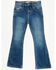 Image #3 - Shyanne Toddler Girls' Shayla Dark Wash Bootcut Stretch Denim Riding Jeans, Dark Wash, hi-res