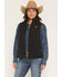 Image #1 - Ariat Women's Logo Concealed Carry Softshell Vest, Black, hi-res