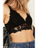 Image #3 - Shyanne Women's Floral Lace Bralette, Black, hi-res