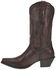 Image #3 - Dan Post Women's Mataya Western Boots - Snip Toe, Brown, hi-res