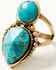 Image #2 - Shyanne Women's Golden Hour 5-Piece Mixed Ring Set, Turquoise, hi-res