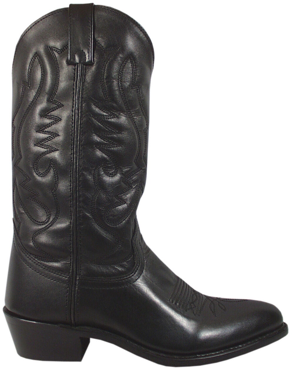 Smoky Mountain Men's Denver Western Boots - Round Toe, Black, hi-res