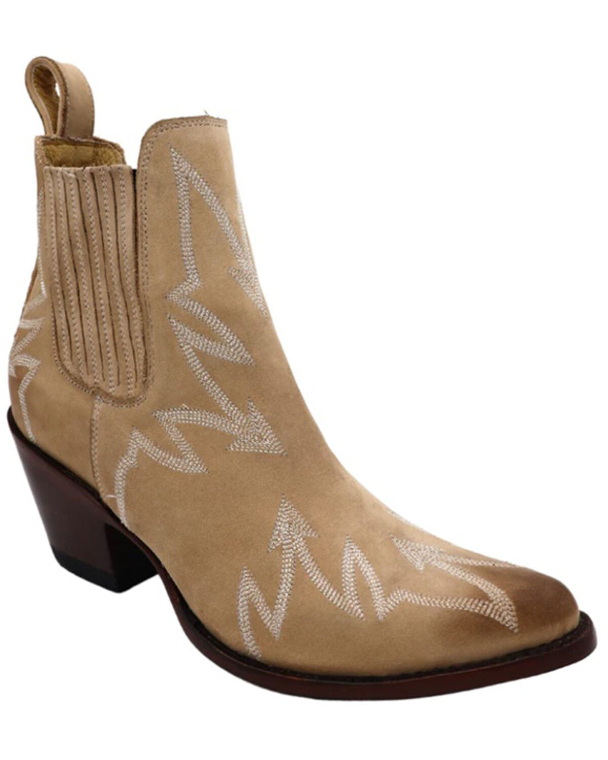 Image #1 - Yippee Ki Yay by Old Gringo Women's Vadia Western Booties - Round Toe, Natural, hi-res