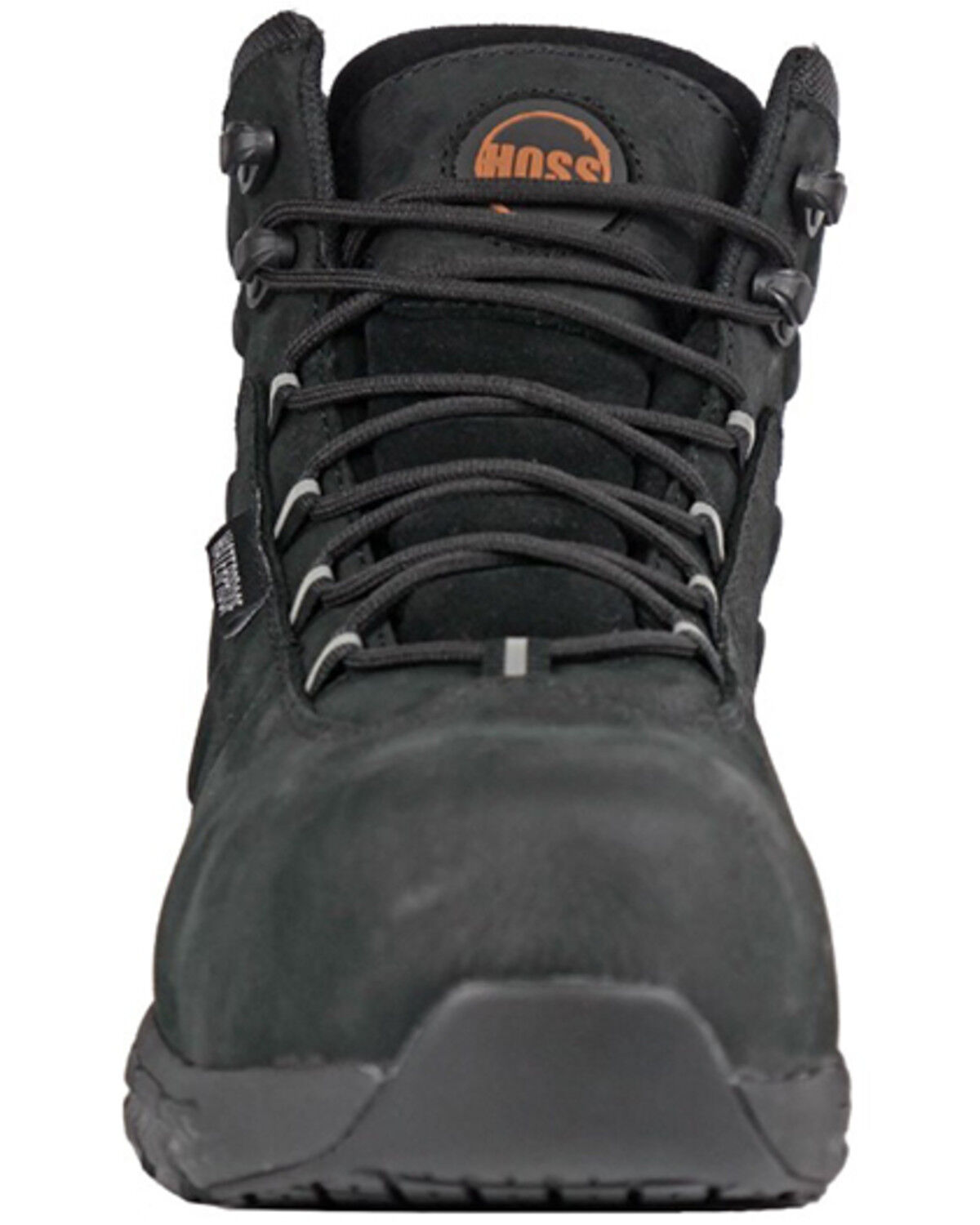 Image #4 - Hoss Men's Tikaboo Ultra Light Lace-Up Work Boots - Composite Toe, Black, hi-res