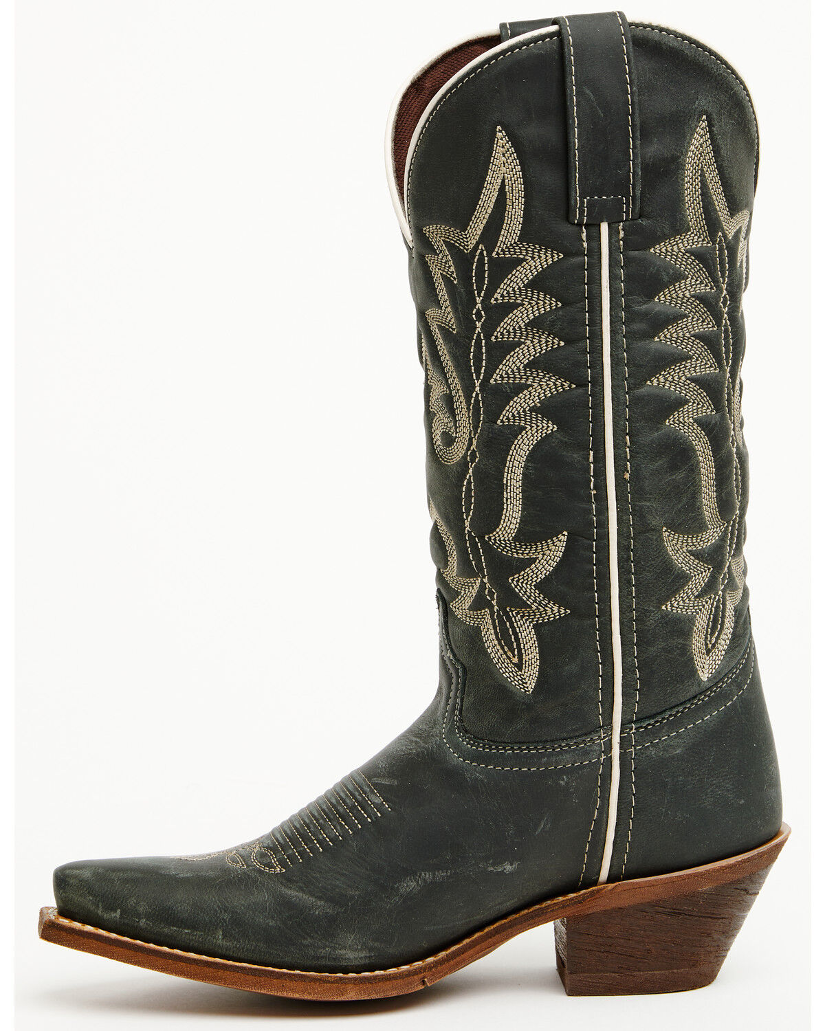 Image #3 - Laredo Women's Carly Western Boots - Snip Toe, Navy, hi-res
