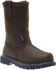 Image #1 - Wolverine Men's Floorhand Waterproof Wellington Work Boots - Steel Toe, Dark Brown, hi-res