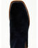Image #6 - Horse Power Men's Marine Suede Chelsea Boots - Square Toe, Blue, hi-res