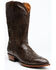 Image #1 - El Dorado Men's Basket Weave Western Boots - Medium Toe, Brown, hi-res