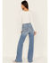 Image #3 - Idyllwind Women's Burch Light Wash High Risin Snap Trouser Jeans, , hi-res