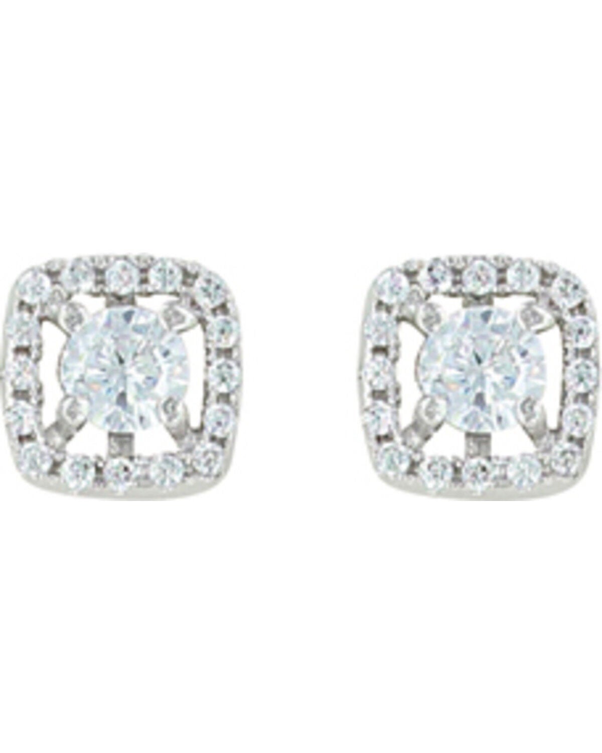 Image #2 - Montana Silversmiths Women's Boxed Star Jewelry Set - 2 Piece, Silver, hi-res