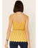 Very J Women's Crochet Embroidered Cami Tank Top , Mustard, hi-res