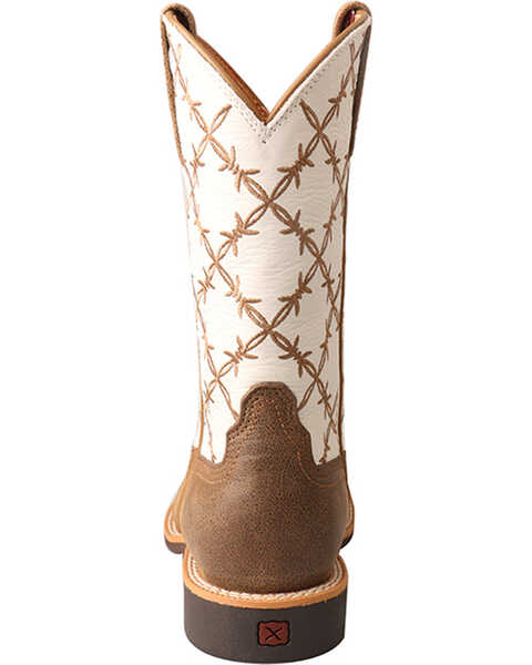Image #6 - Twisted X Boys' Top Hand Western Boots - Square Toe, Brown, hi-res