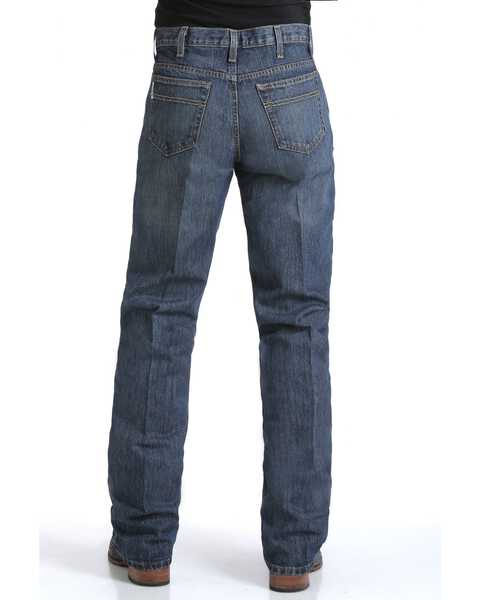 Image #2 - Cinch  Jeans - White Label Relaxed Fit Denim Jeans Dark Stonewash, No Color, hi-res