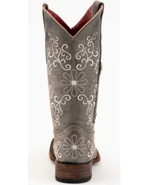 Image #4 - Ferrini Women's Bella Western Boots - Square Toe, Grey, hi-res